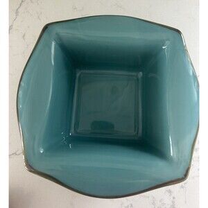 Southern Living at Home Tuscan Everyday Baker square dish Teal turquoise 9.5”